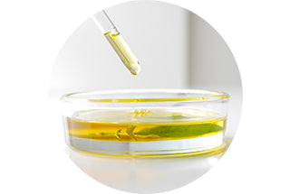 placa de Petri con líquido amarillo y pipeta  